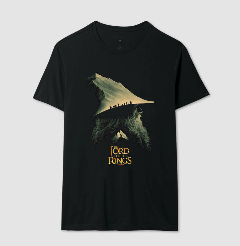 Camiseta O Senhor dos Anéis Gandalf Coleção Lendas 100% Algodão