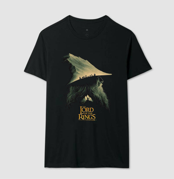 Camiseta O Senhor dos Anéis Gandalf Coleção Lendas 100% Algodão
