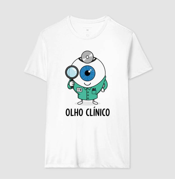 Camiseta Humor Olho Clínico