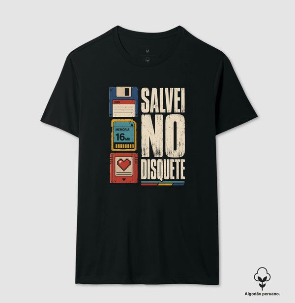 Camiseta Salvei No Disquette Algodão Peruano