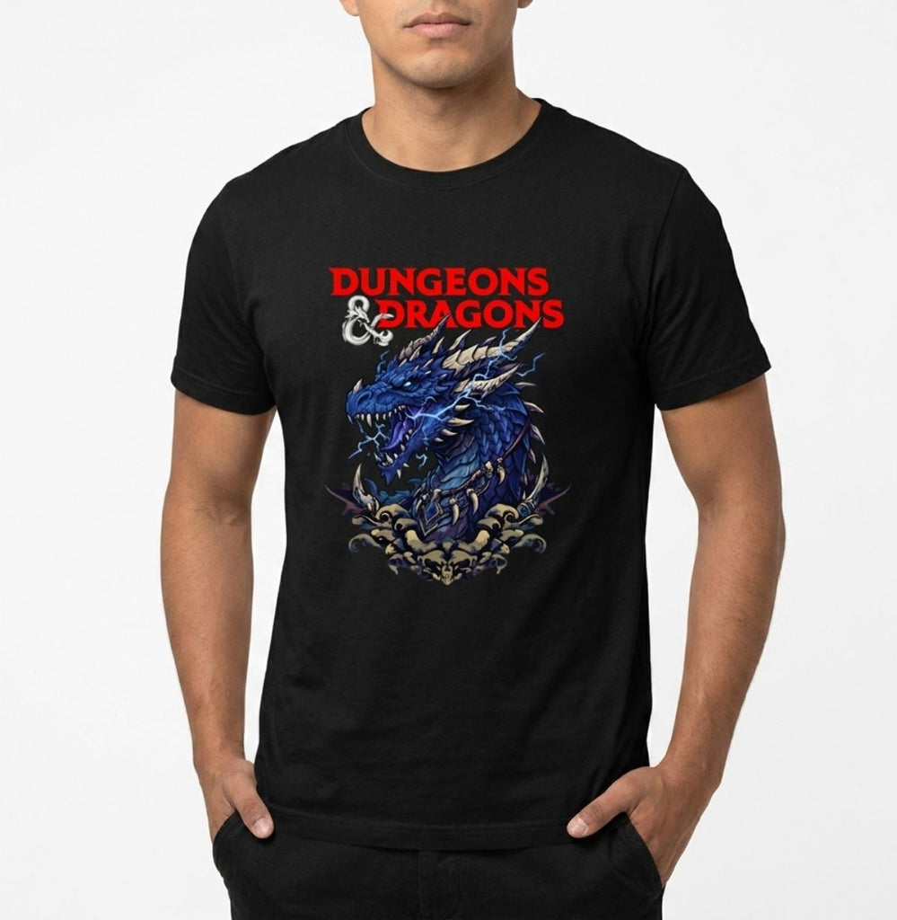 Camiseta Dungeons and Dragons Dragão Elétrico