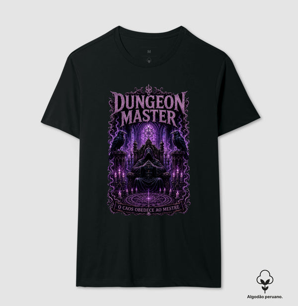Camiseta RPG Dungeon Master Mestre Do Caos Algodão Peruano