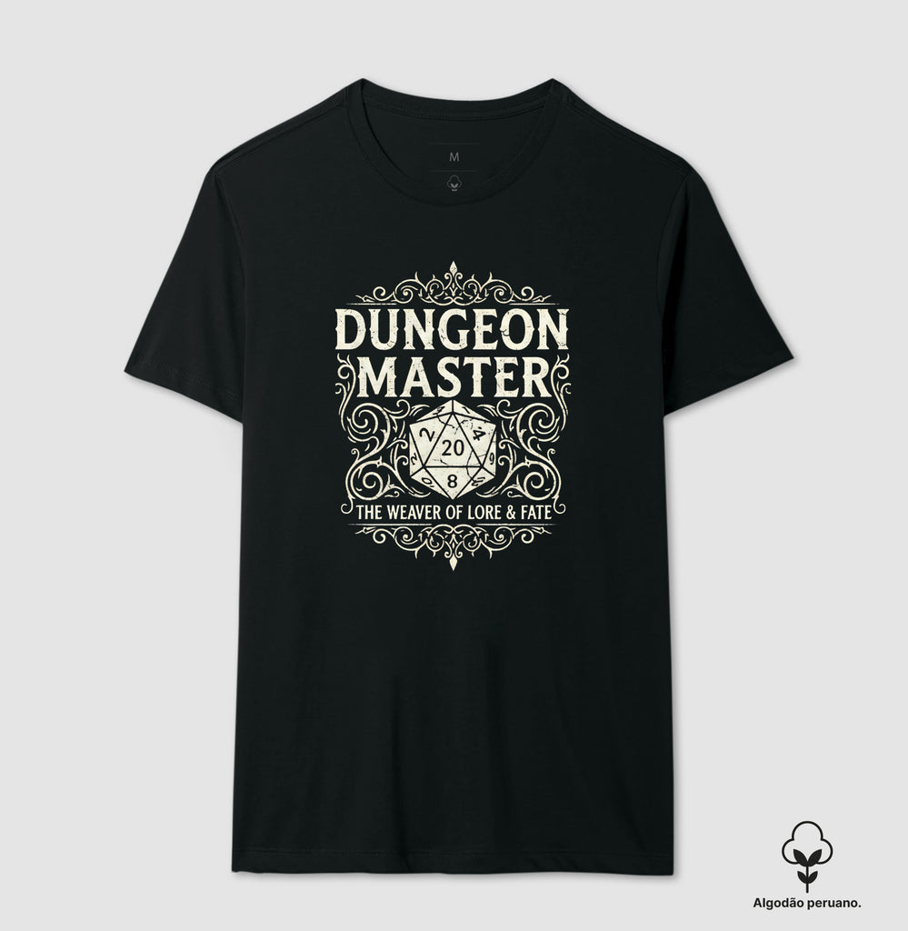 Camiseta RPG Premium Dungeon Master The Weaver Of Lore And Fate