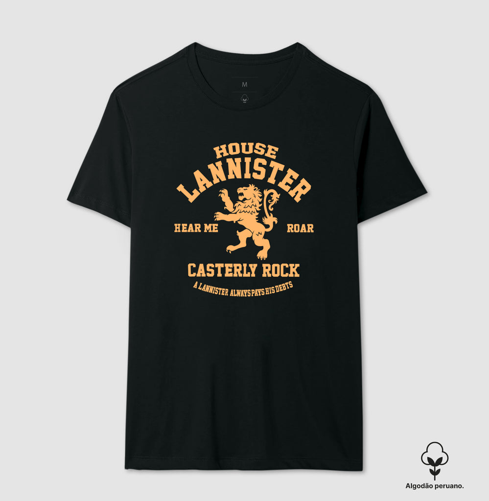 Camiseta Game of Thrones Lannister Algodão Peruano