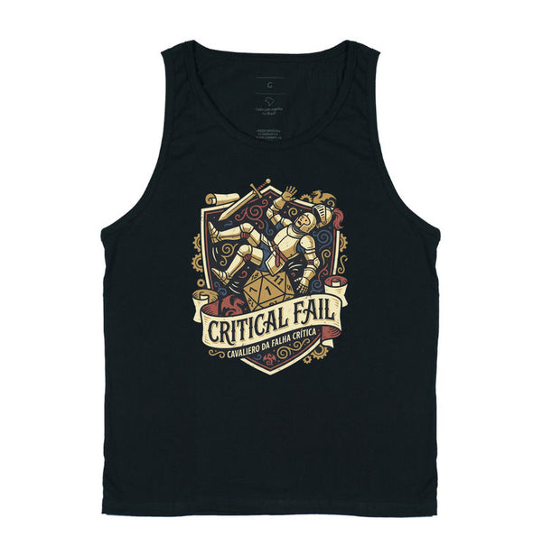 Regata Critical Fail Cavaleiro Da Falha Crítica