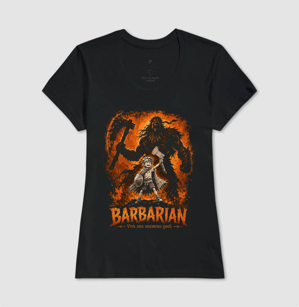 Camiseta RPG Barbarian