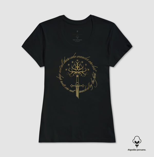 Camiseta Gondor Nem Todos Estão Perdidos Algodão Peruano
