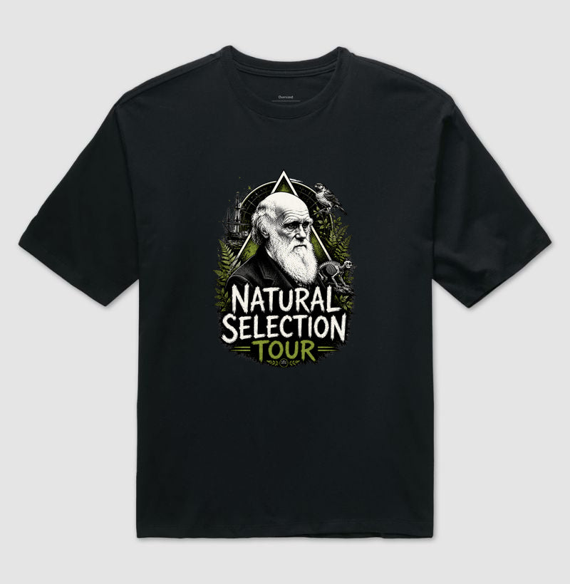 Camiseta Charles Darwin Oversized
