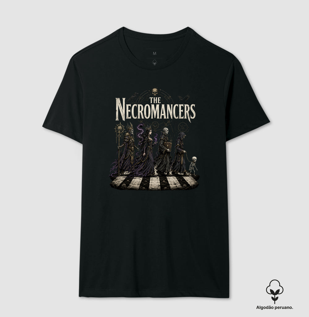 Camiseta RPG The Necromancers Algodão Peruano