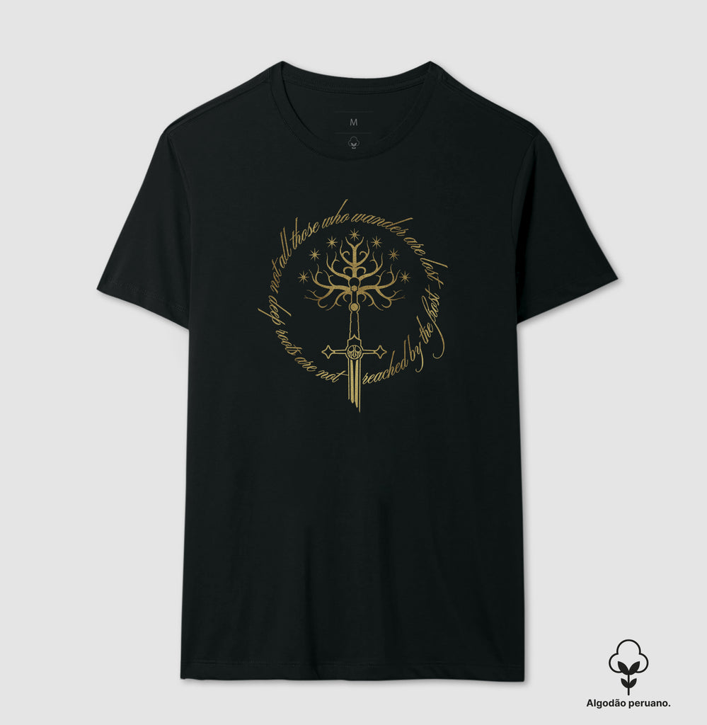 Camiseta Gondor Nem Todos Estão Perdidos Algodão Peruano