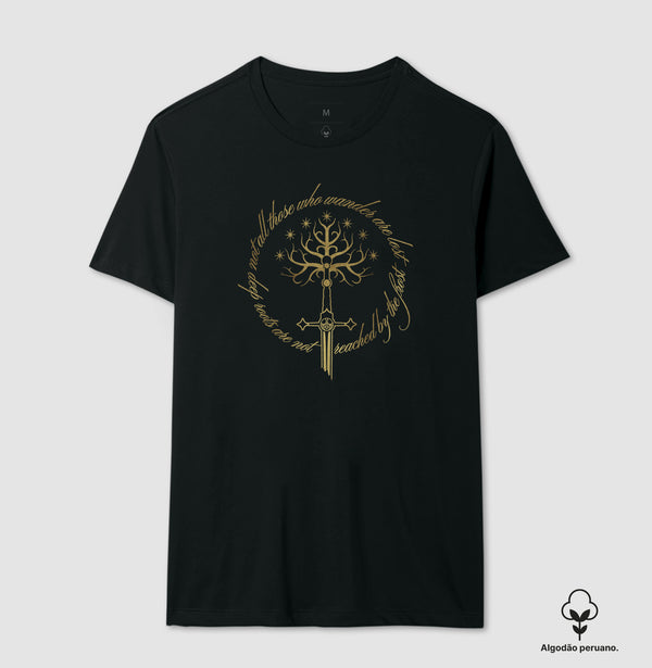 Camiseta Gondor Nem Todos Estão Perdidos Algodão Peruano