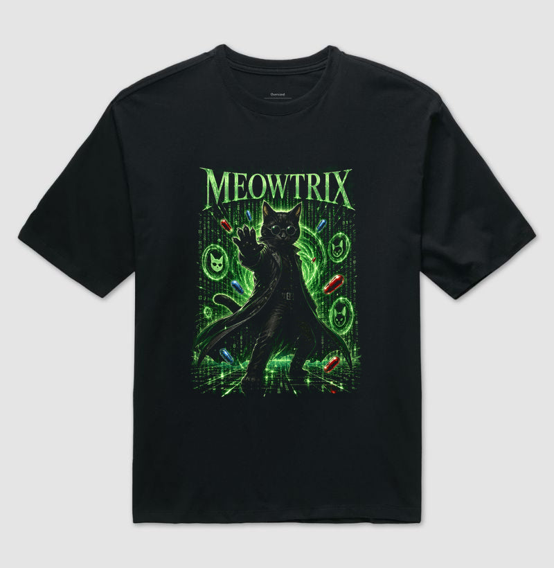 Camiseta Meowtrix Oversized