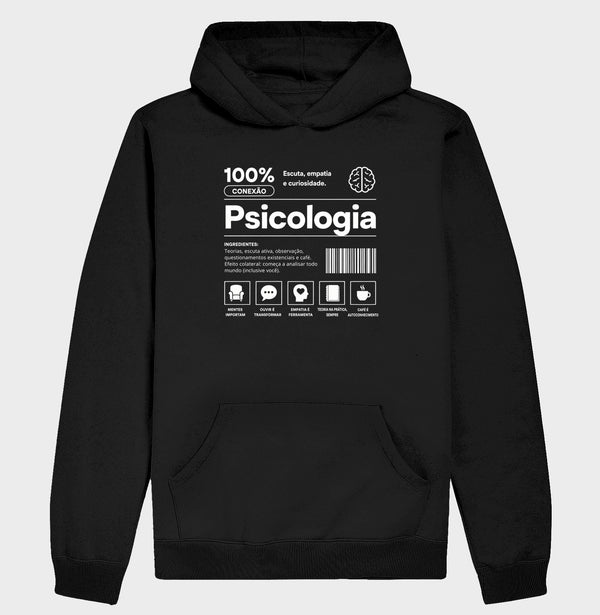 Moletom Psicologia 100% Conexão