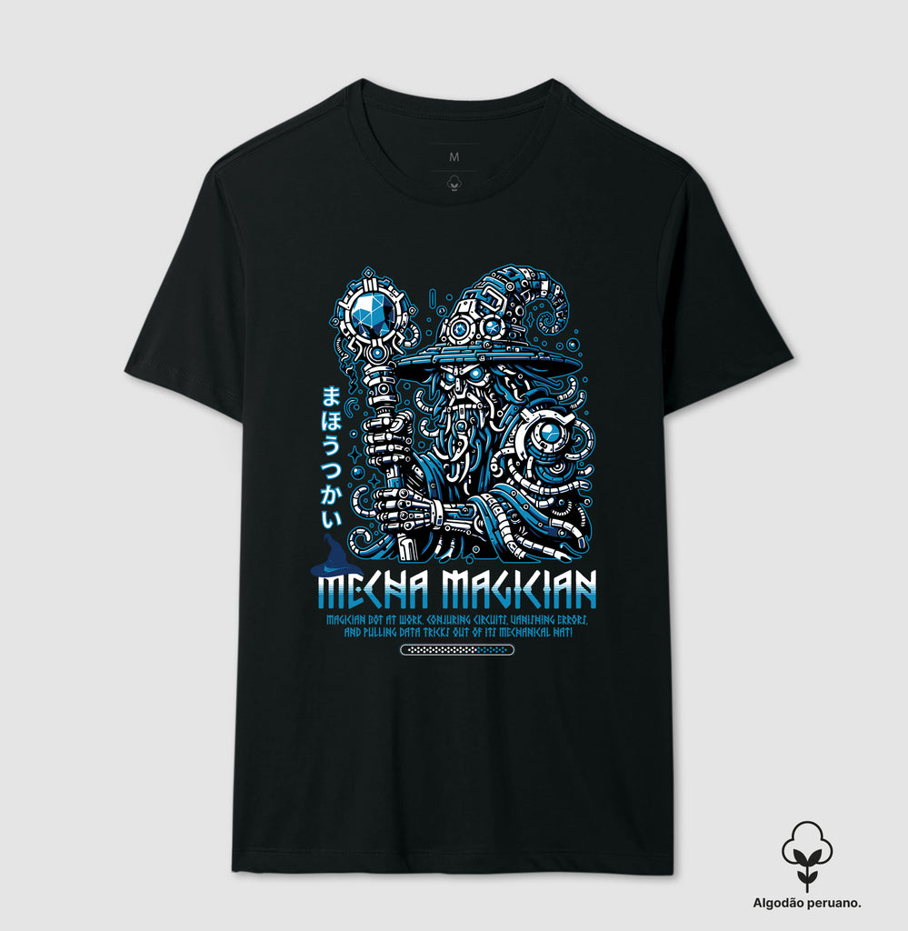 Camiseta Mecha Magician Algodão Peruano