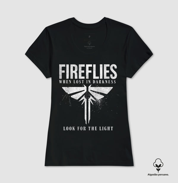 Camiseta The Last of Us Fireflies Algodão Peruano