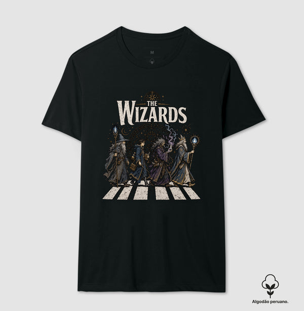 Camiseta RPG The Wizards Algodão Peruano