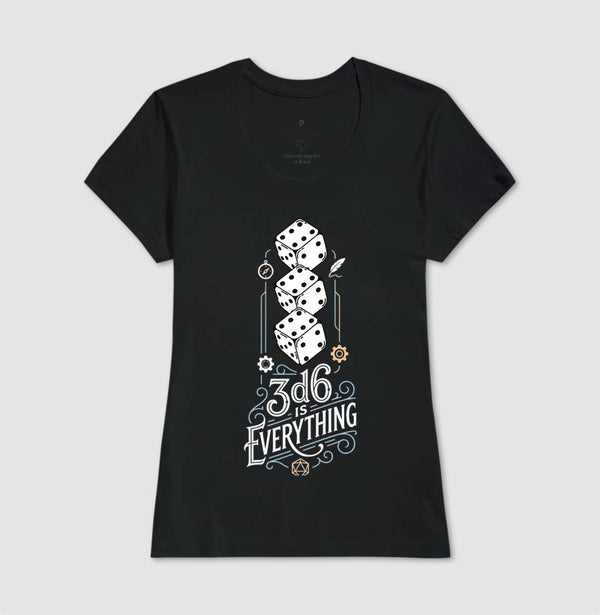 Camiseta RPG 3D6 Is Everything