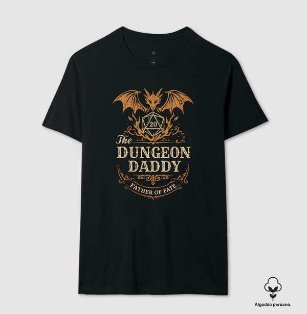 Camiseta RPG Para Pais Dungeon Daddy Father Of Fate Premium