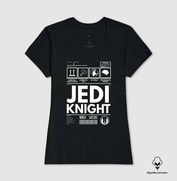 Camiseta Jedi Knight Coleção Rótulos #1 Algodão Peruano