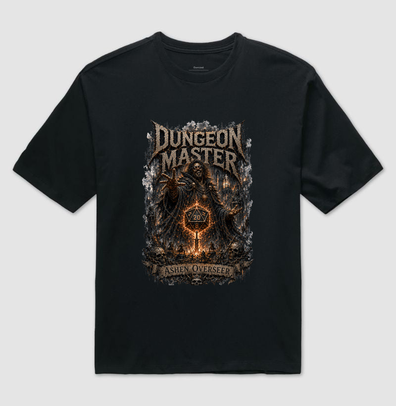Camiseta RPG Dungeon Master Ashen Overseer Oversized