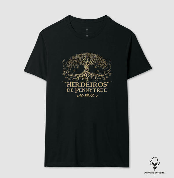 Camiseta Herdeiros de Pennytree Algodão Peruano