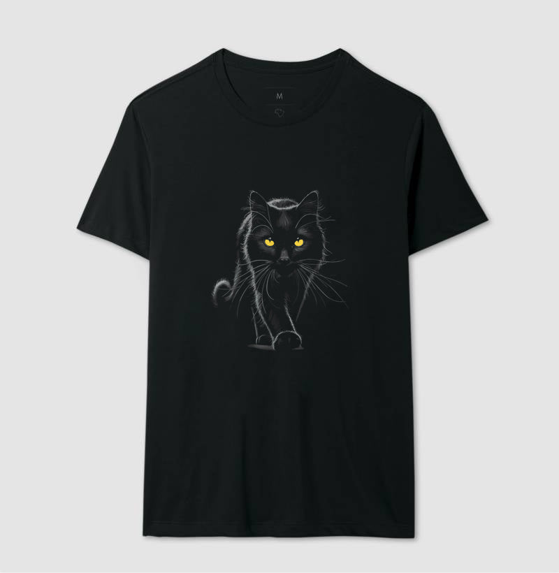 Camiseta Gato Preto