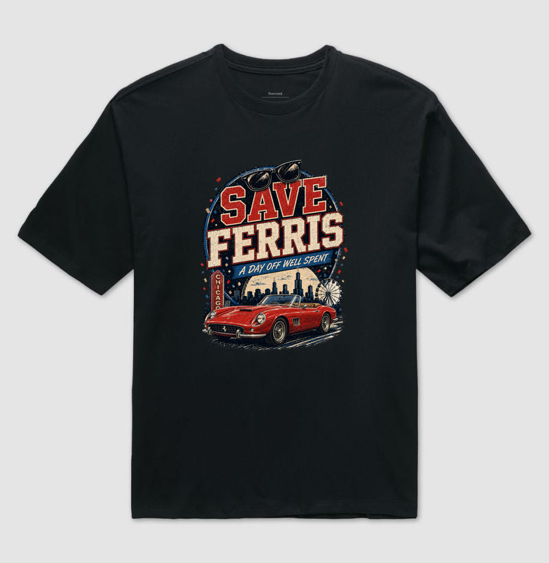 Camiseta Save Ferris Chicago Oversized
