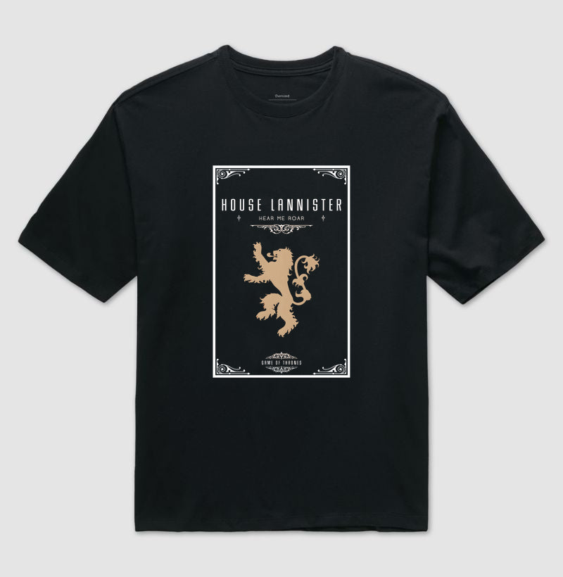 Camiseta Game of Thrones House Lannister Oversized