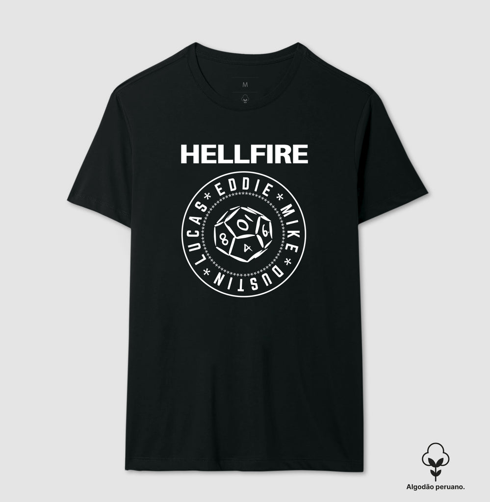 Camiseta Stranger Things Hellfire Club v2 Premium