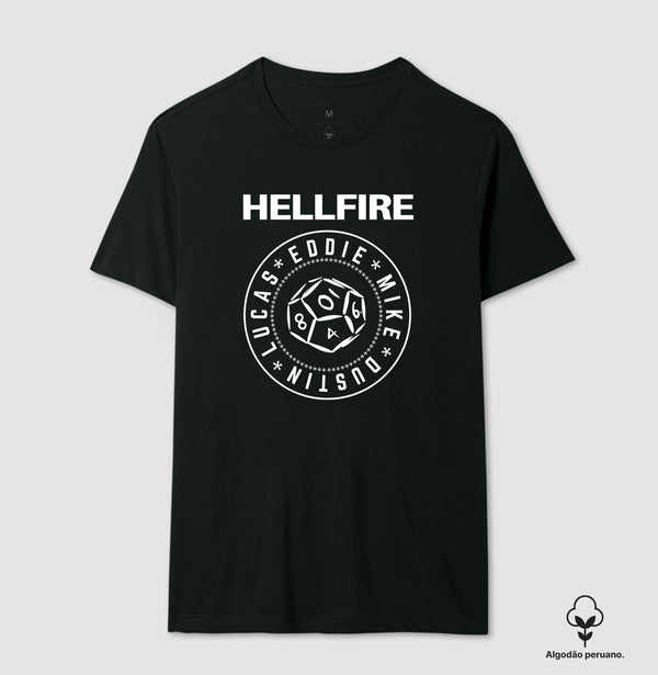 Camiseta Stranger Things Hellfire Club v2 Premium