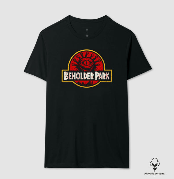 Camiseta RPG Beholder Park Algodão Peruano