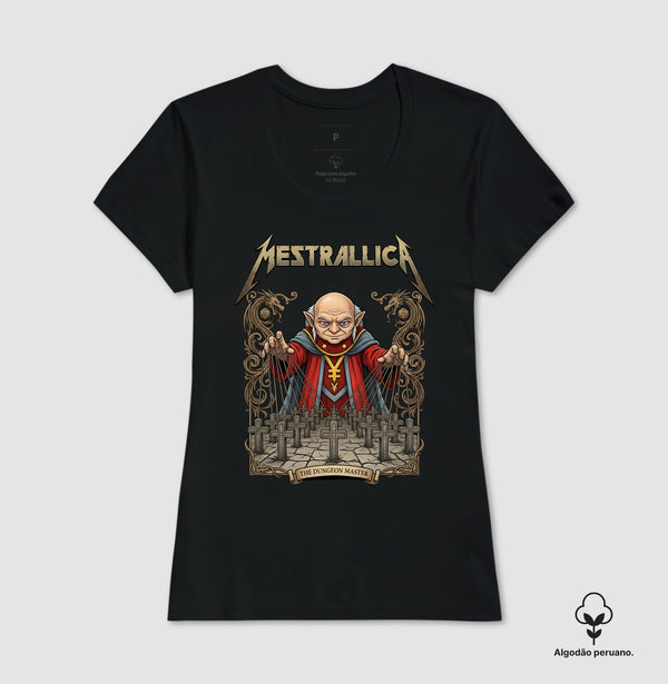 Camiseta RPG Dungeon Master Mestrallica Algodão Peruano