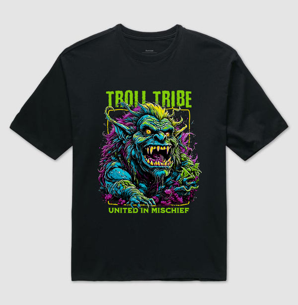 Camiseta RPG Tribo Troll Oversized