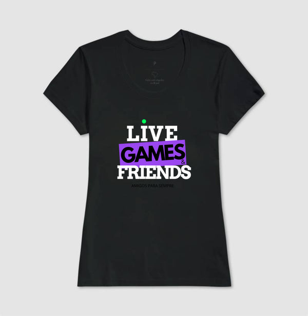 Camiseta Live Games & Friends