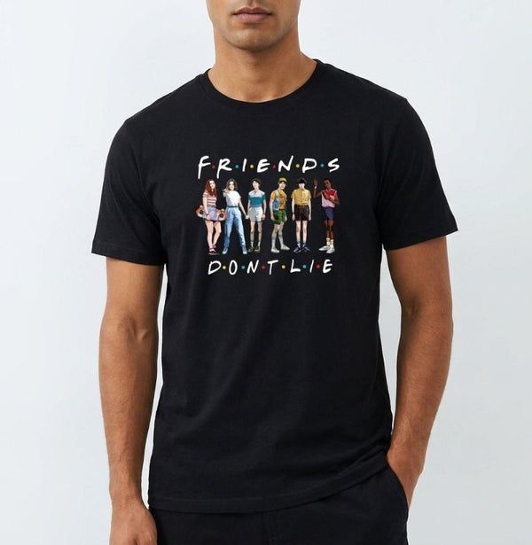 Camiseta Stranger Things Friends Don't Lie