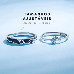 Alianças de Namoro Amor de Saturno